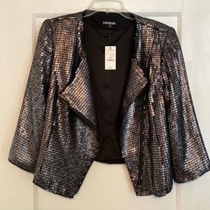 * NEW Express Sequin Blazer